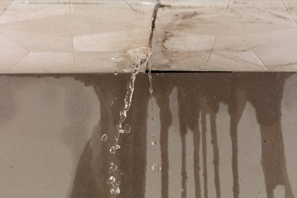 Professional Flood Damage Cleanup technician working in Utica, OH